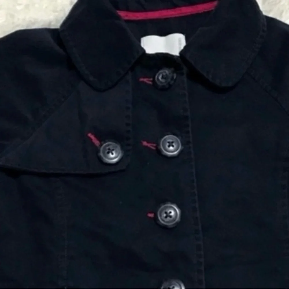 Old Navy Girls Y2K Navy Blue Button Up Jacket Size Large